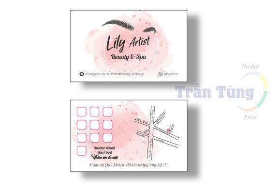 name card lyly artist