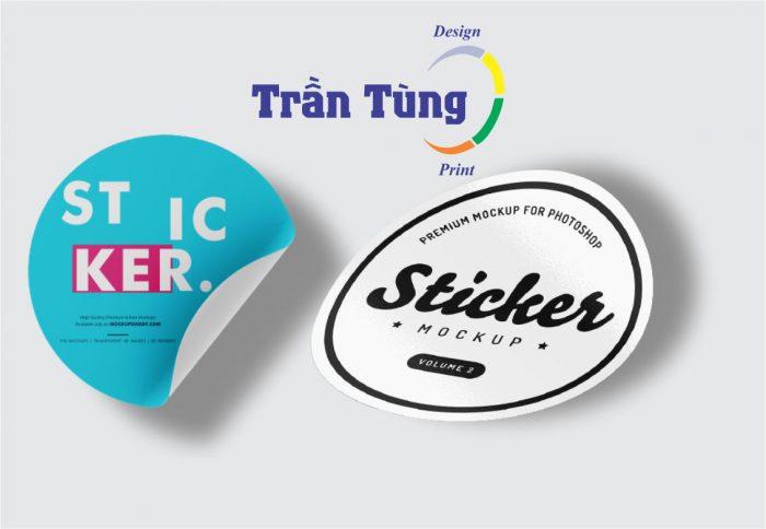 In Sticker Giá Rẻ HCM - Xưởng In Trần Tùng Uy Tín - Giảm 30%