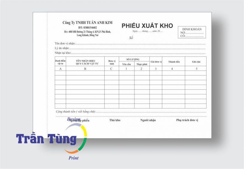 in phieu xuat kho