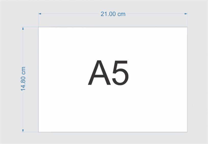 Kích thước khổ giấy A6, A5, A4, A3 là bao nhiêu cm ? 2 kho giay a5