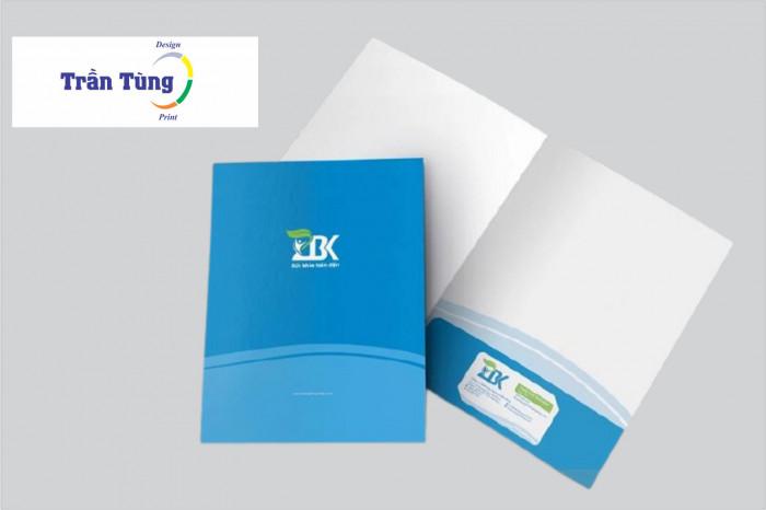 mẫu folder đẹp màu xanh dương