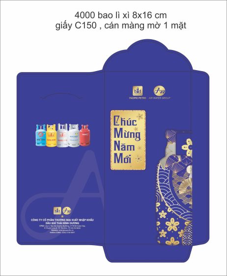 In bao lì xì số lượng ít phường Đông Hưng Thuận – In Trần Tùng