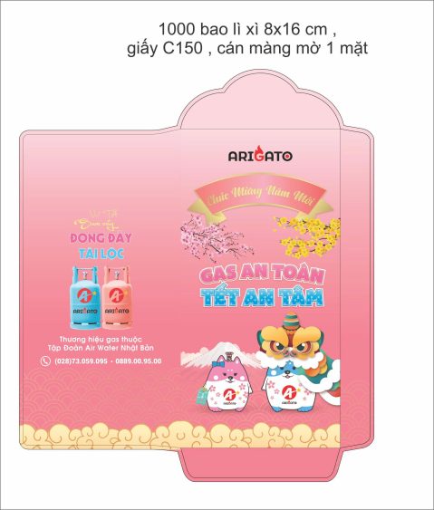 In bao lì xì số lượng ít phường Đông Hưng Thuận – In Trần Tùng